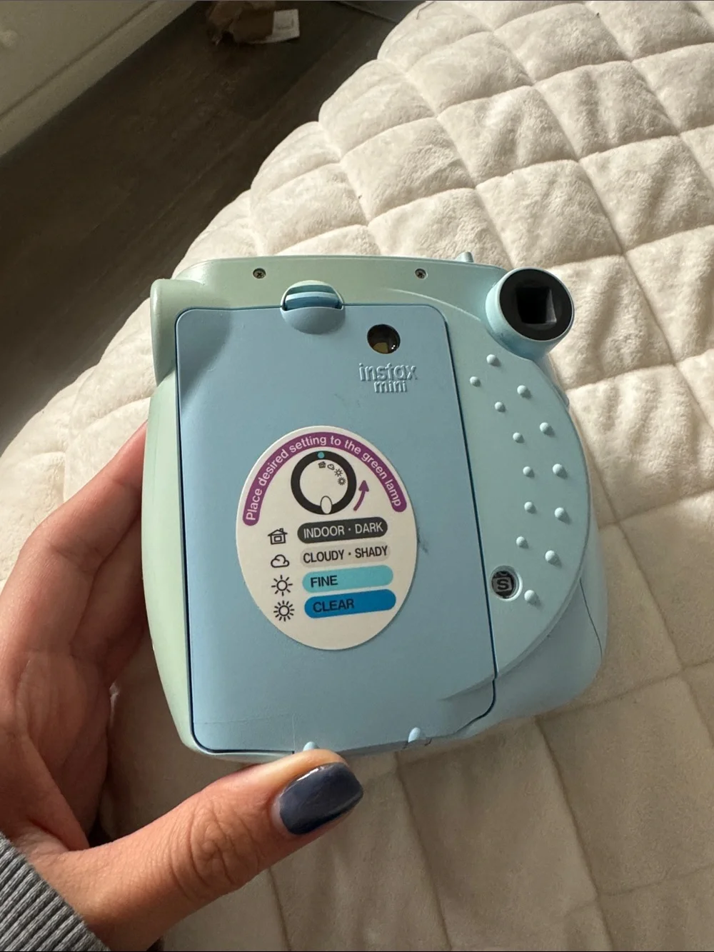 Fujifilm instax mini 7S Instant Camera in Light Blue